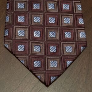 Palatina Brown 100% Silk Men’s Neck Tie Made In China